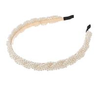 Hemobllo Diadema de Perlas Blanca para Mujer Accesorio Versátil de Ala Fina Tocado Elegante para Novia y Bodas Diadema Cabello Borde Delgado Adecuado para Eventos y Uso Diario