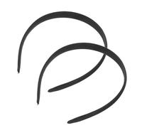 Hemobllo Diadema Negra de Terciopelo Gruesa 2 Piezas, Banda Elástica Vintage para Mujer y Niña, Accesorios Cabello Cómodos y Flexibles, Diademas Finas para Uso Diario y Eventos