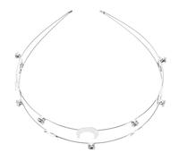Hemobllo Diadema Portátil para Mujer Diseño Único de Figura Celestial y Luna en Aleación de Zinc, Ajuste Cómodo Adecuado para Bodas y Salidas Casuales