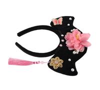 Hemobllo Diadema Princesa Antigua Floral Retro Accesorio Vintage Qing Dinastía para Fiesta Temática Fotografía y Disfraz Hanfu Capilar Femenino