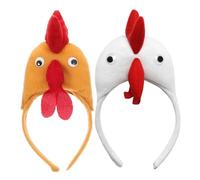 Hemobllo Diademas Divertidas De Pollito Para Cosplay 2 Unidades Tamaño Único Accesorio Cabello Para Adultos y Niños Para Fiestas y Carnavales