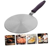 Hemobllo Difusor Calor Placa Inducción Acero Inoxidable para Cocina Eléctrica y Gas Convertidor de Calor Resistente con Mango Protector para Cocinas de Inducción y Estufas