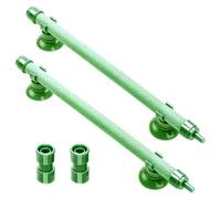 Hemobllo Difusores de Burbujas para Acuario 7 Pulgadas, 2 Piezas, Manguera de Oxígeno para Pecera, Piedra Burbuja Verde Porosa para Oxigenador, Accesorios para Bombas de Aire y Acuarios