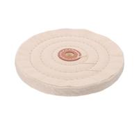 Hemobllo Disco de Pulido Blanco Plano de Algodón 50 Capas Acero | Contacto Uniforme y Estable, Reduce Cambios de Proceso, Suaviza Rayas Finas, Evita Sobrepulido