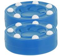 Hemobllo Discos de Hockey sobre Patines para Entrenamiento 2 Unidades Duraderos y Profesionales Color Aleatorio Pelota de Hockey para Jugar en Tierra