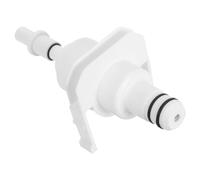 Hemobllo Dispensador de Jabón Automático sin Contacto de Plástico Blanco Resistente a Goteo, Montaje Oculto Detrás del Espejo para Baños de Hotel y Laboratorios