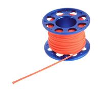 Hemobllo Diving Finger Spool Aluminum Alloy Compact Scuba Reel with Line For Snorkeling Surfing and Technical Diving