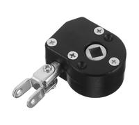 Hemobllo Engranaje Helicoidal Manual para Toldo Exterior de Aleación de Aluminio Mecanismo de Accionamiento para Toldo Pieza de Herramienta para Control de Parasol en Patio y