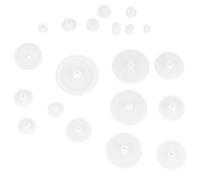 Hemobllo Engranajes De Juguete De Plástico para Niños, Tamaño 0,5 Módulo, Set De 116 Piezas, Transmisión De Motor, Reducción De Velocidad, Kit DIY para Coches y Proyectos Educativos