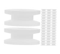 Hemobllo Engranajes De Polea para Juguetes y Robótica, Niños y Proyectos DIY, Tamaño Pequeño 9,3 Mm, Plástico Multifuncional para Manualidades Infantiles, Kit De 50 Piezas