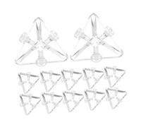 Hemobllo Enlace De Gabinete Triangular Conector De Vitrina Accesorio De Vitrina Soporte para Muebles