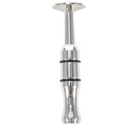 Hemobllo Entrenador de Embocadura para Trompeta Portátil, Herramienta Práctica para Labios, Boquilla de Trompeta de Tamaño Pequeño, Accesorio Musical para Principiantes y Profesionales, Color Plateado