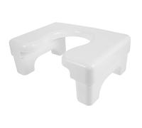 Hemobllo Escalón de Multifuncional Antideslizante para Inodoro de Defecación Reusable Ergonómico para Mayor y Estilo