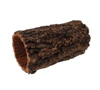 Hemobllo Escondite para Reptiles de Madera Natural Forma de Tronco Hueco, Simulación de Hábitat para Gecko Leopardo y Tarántula, Adecuado para Terrarios Bioactivos de 20x10x10cm