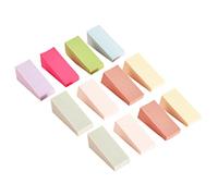 Hemobllo Esponjas Triangulares Manicura 24 Piezas Herramientas Diy Decoración de Uñas Esponjas Degradadas de Uñas Aplicador Práctico