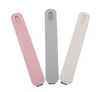 Hemobllo Estuche para Lápiz Óptico de 3 Piezas Correa Elástica, Funda Protectora de PU para Tabletas Pequeñas de 8 a 10,3 Pulgadas, Soporte para Lápiz Capacitivo, Colores Crema, Gris y