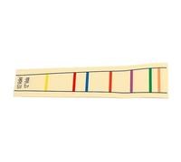 Hemobllo Etiqueta Adhesiva de Papel Color Amarillo sin Daño Guía de Dedos para Traste de Viola 12 Pulgadas para Práctica y Aprendizaje de Principiantes
