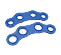 Hemobllo Expansor de Dedos para Guitarra y Ukelele Herramienta de Expansión de Dedos de Plástico Azul Bordes Suaves Entrenamiento para Abrir la Mano