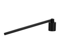 Hemobllo Extintor de Mecha para Velas Mango Ergonómico, Accesorio Metálico para Uso Doméstico, 1 Pieza Color Negro