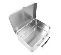 Hemobllo Fiambrera Bento Metálica de Hierro con Diseño Vintage y Cierre Seguro, Recipiente para Alimentos Fácil de Limpiar Adecuado para Sandwiches y Meriendas en Picnics Familiares