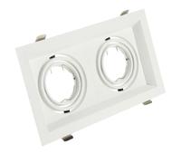 Hemobllo Foco LED de Techo Doble Cabeza con Anillo Embellecedor Compatible con Carcasa de Aluminio y Plástico para Instalación Empotrada Interiores Luz Blanca para Cocina y Dormitorio