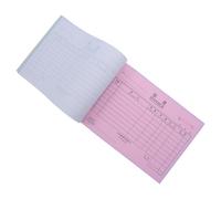 Hemobllo Formulario de Comprobante y Recibo de 3 Partes sin Carbono Papel Perforado de 60 Páginas para Separación Rápida y Documentación Simultánea en Oficina