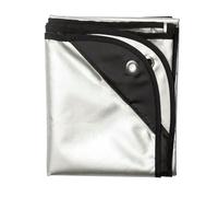 Hemobllo Funda Protectora para Batería de Batería de Oxford Resistente al Agua Polvo Funda Duradera Cubierta Antipolvo para Timbales Cubierta de Negra y Plateada Reversible