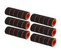 Hemobllo Fundas Antideslizantes para Barras de Dominadas de Puerta 100 MM Negras y Naranjas 6 Piezas de Espuma Cómoda para Accesorios de Gimnasio Casa y Entrenamiento Físico