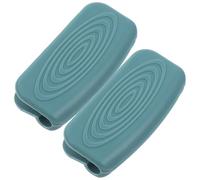 Hemobllo Fundas de Silicona Anti-Quemaduras para Mangos de Ollas y Sartenes, 2 Piezas, Resistentes al Calor para Manejo Seguro en Cocina y Horneado Color Aleatorio