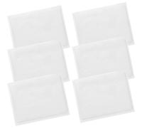 Hemobllo Fundas Transparentes Autoadhesivas para Tarjetas 13X10 CM 6 Unidades Bolsillos para Etiquetas y Permisos de Estacionamiento Portatarjetas Prácticos para Oficina Escuela y