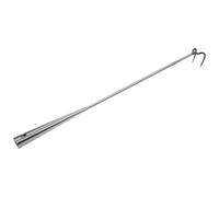 Hemobllo Gancho de Acero Inoxidable para Carne, Ganso y Cocina, Giratorio | Uso en Cocina y Caza, Resistente al Óxido, Portátil, Color Plata, para Voltear Carne y Pescado