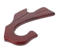 Hemobllo Gancho de Pared de Madera Maciza Rojo para Perchero de Entrada Gancho Multiusos para Abrigos y Sombreros Accesorio Rústico Vintage para Percheros de Pasillo Montaje Sencillo