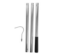 Hemobllo Gancho Desplegable para Ático y Escalera Abatible, Acero Inoxidable Resistente, Sistema de Tracción Ajustable, Gancho Abierto para Almacenamiento en Espacios Estrechos, 1 Unidad,