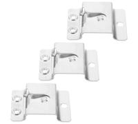 Hemobllo Gancho para Micrófono de Coche 3 Piezas Soporte Metálico Resistente Compatible con Kenwood Tk868G Tm471A Tm271A Tm281 Clip Trasero para Radio Portátil Uso en Vehículo y