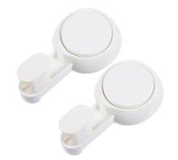 Hemobllo Ganchos de Ventosa Reutilizables sin Perforaciones para Pared 2 Piezas Gancho Fuerte para Baño y Cocina Soporte para Toallas y Batas en Superficies Lisas