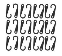 Hemobllo Ganchos en J de Plástico Negro para Exhibir Calcetines y Sombreros 500 Unidades Perchas para Calcetines en Tiendas Minoristas Gancho Base Rectangular para Uso Comercial