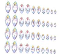 Hemobllo Gemas de Imitación Acrílicos Forma de Ojo de Caballo 600 Piezas Tamaño Mixto Parte Trasera Plana Ab para Decoración de Uñas y Manualidades Accesorios para Joyería y Fundas