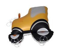 Hemobllo Globo Inflable de Tractor con Ruedas para Fiestas de Cumpleaños Decoración Realista de Vehículo de Construcción Juguete para Temas de Fiesta Especiales