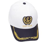 Hemobllo Gorra de béisbol de marinero de capitán: sombrero ajustable para el sol, gorro náutico para fiestas para adultos, Halloween, cosplay