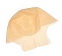 Hemobllo Gorro Calvo de Látex para Adulto Ligero y Fácil de Usar, Accesorio Adecuado para Disfraces de Halloween y Maquillaje Profesional, Color Caqui