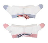 Hemobllo Guantes Correctores Anti-succión para Bebés M, Guantes Protectores de Nailon Transpirable, para Chuparse el Dedo, Ajuste Cómodo para Recién Nacidos, Pack de 2 Pares (puntos Rojo