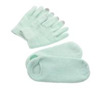 Hemobllo Guantes Hidratantes y Calcetines de Gel 4 Piezas Talla Única para Manos y Pies Secos, Intensivo Hidratante Nocturno, Uso Personal en Cuidado de Piel Estilo Aleatorio