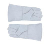 Hemobllo Guantes Resistentes al Calor de de Vacuno para Soldadura y Camping con Refuerzo Pulgar Alta Durabilidad y Transpirables para Actividades al Aire y Trabajo Térmico