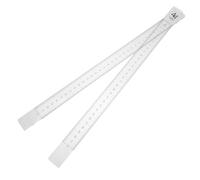 Hemobllo Guías Acrílicas Transparentes para Laminar Arcilla 4 MM Juego de 2 Tiras Niveladoras para Medir Grosor en Cerámica Alfarería y Modelado de Arcilla Polimérica