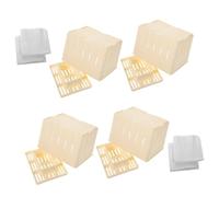 Hemobllo Hacer Tofu DIY con Molde de Plástico Prensa para Cuajada Kit de Filtros y Placas Herramienta para Elaboración y Saludable