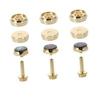 Hemobllo Hebillas de Botón para de Pistón Color Dorado Accesorios Musicales Prácticos para Instrumentos de Viento