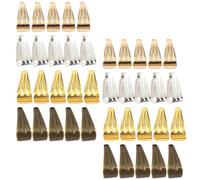 Hemobllo Hebillas de Eslabones para Joyería 400 Piezas en Plata Cierre de Clip de Presión para Collares y Manualidades de Bisutería DIY