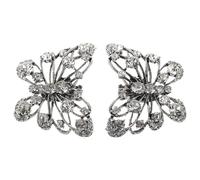 Hemobllo Hebillas de Zapato Clip Desmontables para Tacones Altos Adornos de Cristal para Zapatos de Boda Pack 1 Par Accesorios Joyería Mujer y Novias