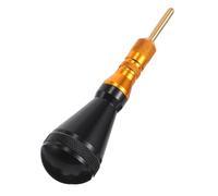 Hemobllo Herramienta de Extracción Punta de Dardo Suave Negra y Dorada Accesorio Portátil para Dardos Electrónicos Extractor Ergonómico para Puntas Blandas de Interior