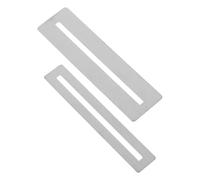 Hemobllo Herramienta de Guitarra 2piezas Protector de Diapasón y Nivelador de Trastes de Metal para Molienda y Protección del Diapasón en Músicos
